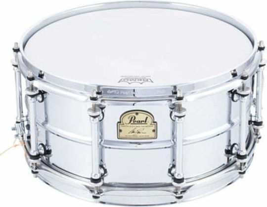 Pearl Tambur Metalic 14" x 6.5" Argintiu