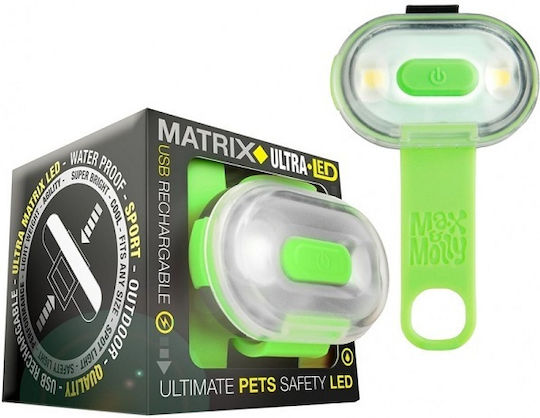 Max & Molly Cat Collar Green