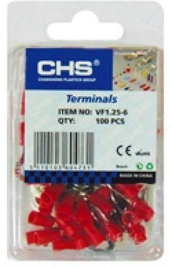 Autonics Insulated Ring Terminal Red 2pcs 01.036.0473