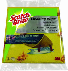 Scotch Brite Bureți de Bucătărie Utilizare generală Galbene 23x18buc 3buc