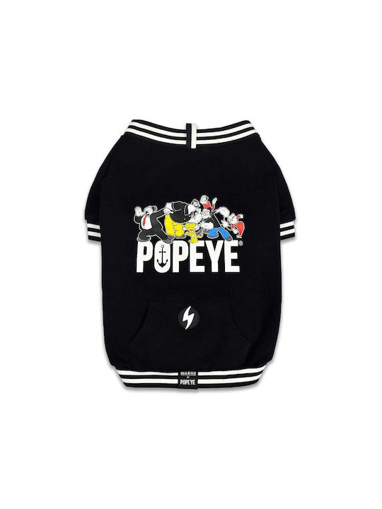 Dashi SWEATSHIRT T-shirt Σκύλου σε Μαύρο χρώμα 25.5x37x34εκ.