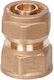 Female Compression Tube Fitting Brass 3/4" 22mm NX12