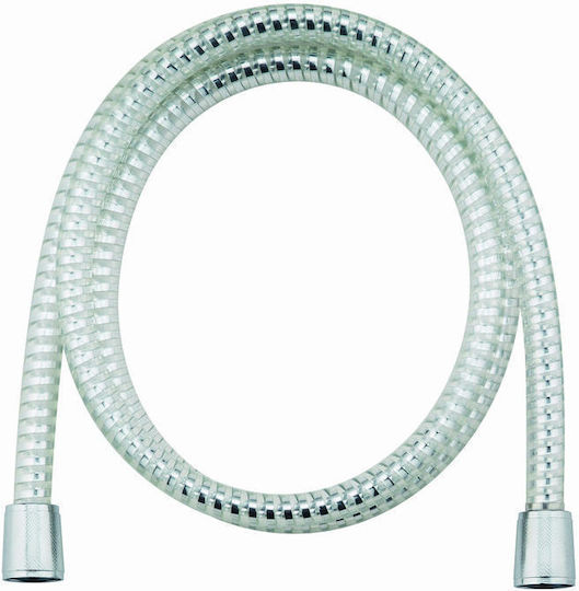 Praktiker Furtun de duș spiralat Plastic 150cm Argint