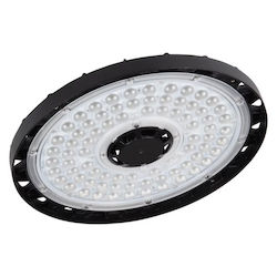 Ledvance Φωτιστικό Καμπάνα LED 87W Naturweiß 13000lm mit integrierter LED Schwarz