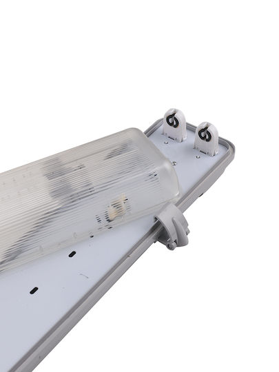 Fan Europe Lighting Batten with 2 Slots for LED Lamps T8 126cm