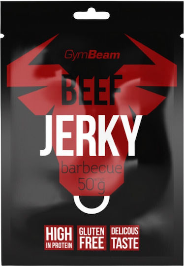 GymBeam Jerky Beef Jerky with flavor Barbecue Gluten Free 50gr