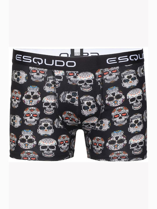 Esqudo Men's Boxer Multicolour with Patterns