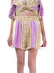 Women's High-waisted Shorts Lilac
