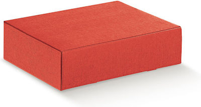 Giftland Paper Bottle Case Red 28x9x9cm.