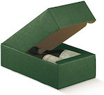 Giftland Paper Bottle Case Green 18.5x9x9cm.