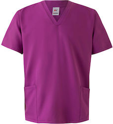 Velilla Unisex Ιατρική Μπλούζα Μωβ