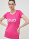 Liu Jo Damen T-Shirt Fuchsie