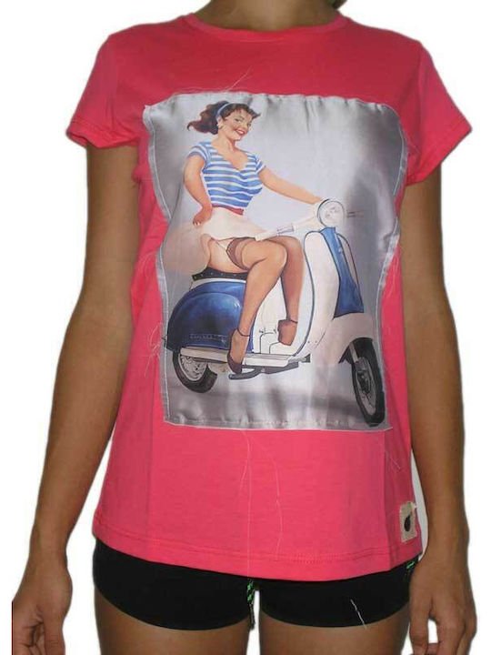 Bigbong Damen T-shirt Fuchsie