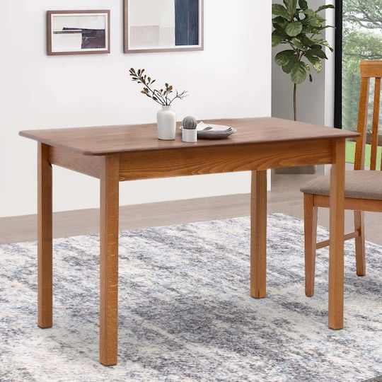 Bergen Dining Room Table Extendable Walnut 120+30x68x77cm