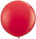 Balon Latex Jumbo Rotund Argint 80buc