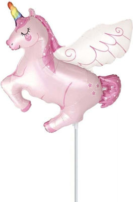 14'' Mini Form Pinkes Einhorn-Ballon