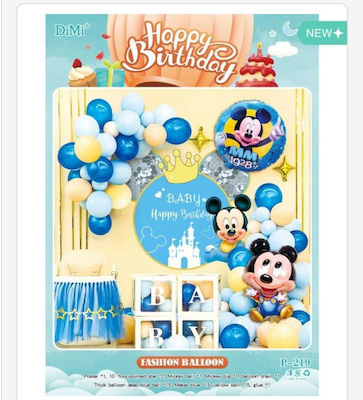 Set of 52 Balloons Mickey διακόσμησης