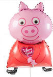 Balloon Foil Jumbo Peppa Pig Pink Γουρουνάκι I 85cm
