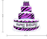 Balloon Foil Jumbo Birthday-Celebration Pink 86cm