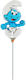 Ballon Folie Blau 25cm