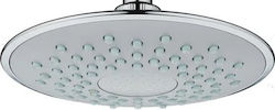 Round Showerhead Silver Ø20cm