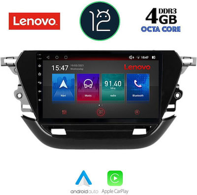 Lenovo Sistem Audio Auto pentru Opel Corsa 2021> (Bluetooth/USB/AUX/WiFi/GPS) cu Ecran Tactil 7"