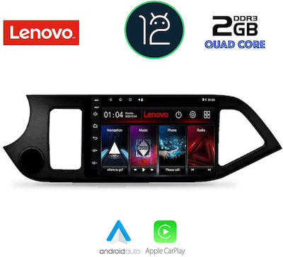 Lenovo Car-Audiosystem für Kia Picanto 2011-2017 (WiFi/GPS/Apple-Carplay) mit Touchscreen 9"