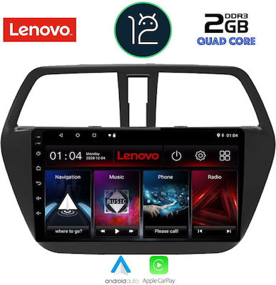 Lenovo Sistem Audio Auto pentru Suzuki SX4 / SX4 S-Cross 2014> (WiFi/GPS/Apple-Carplay) cu Ecran Tactil 9"
