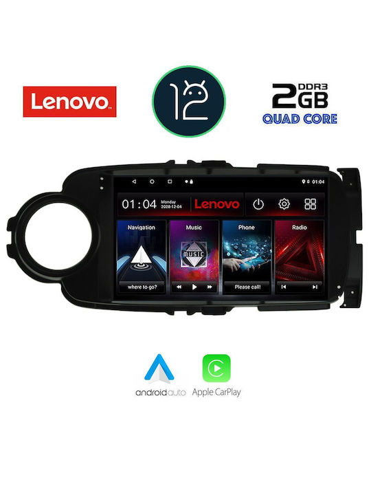 Lenovo Car-Audiosystem für Toyota Yaris 2011-2020 (WiFi/GPS/Apple-Carplay) mit Touchscreen 9"