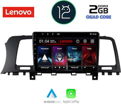 Lenovo Sistem Audio Auto pentru Nissan Murano 2007-2014 (Bluetooth/USB/AUX/WiFi/GPS/Apple-Carplay) cu Ecran Tactil 9"
