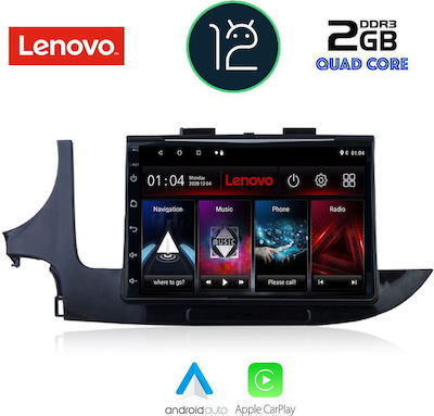Lenovo Car-Audiosystem für Opel Mokka 2016-2021 (Bluetooth/USB/AUX/WiFi/GPS/Apple-Carplay) mit Touchscreen 9"