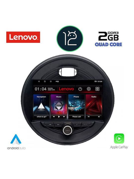 Lenovo Car-Audiosystem für Mini Kooper / Clubman / Straßenkreuzer / Landsmann Kia Straßenkreuzer Smart Straßenkreuzer 2014-2017 (Bluetooth/USB/AUX/WiFi/GPS/Apple-Carplay) mit Touchscreen 9"