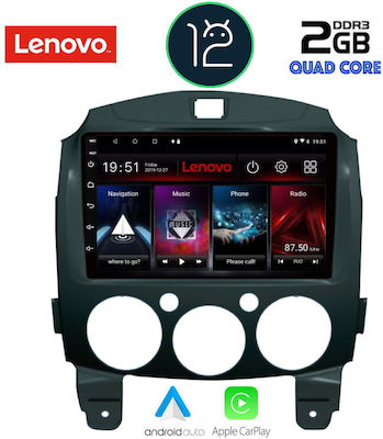 Lenovo Car-Audiosystem für Mazda 2 2007-2014 (WiFi/GPS/Apple-Carplay) mit Touchscreen 9"