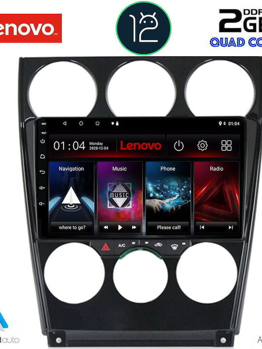 Lenovo Car-Audiosystem für Mazda 6 2005-2008 (Bluetooth/USB/AUX/WiFi/GPS/Apple-Carplay) mit Touchscreen 9"