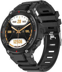 Microwear DT5 Smartwatch with Heart Rate Monitor (Black)