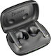 Plantronics Voyager Free 60 UC Basic (USB-C/Teams) In-ear Bluetooth Handsfree Ακουστικά με Θήκη Φόρτισης Carbon Black