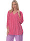 Damen Hemd Fuchsie