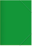 Salko Paper Folder with Rubber Band for Paper A4 Green