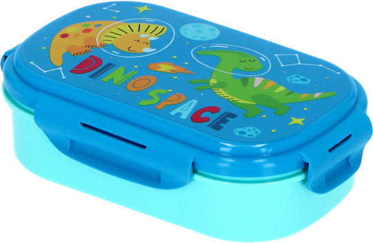 Kids Licensing Dino Space Plastic Kids' Food Container Dinosaurs Light Blue x x 6cm
