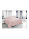 Olia Home Embossed 700 Coverlet Queen Size Pink 220x240cm
