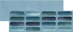 Placă Perete Bucătărie / Baie Ceramic Mat 90x30cm Albastru