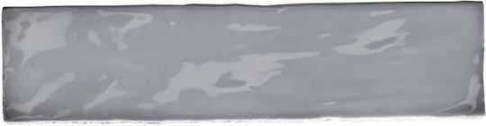 Wall Interior Gloss Ceramic Tile 30x7.5cm Gray