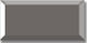 Diamond Wall Interior Matte Ceramic Tile 20x10cm Gray