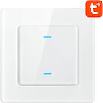 Avatto Avatto Recessed Electrical Lighting Wall Switch Wi-Fi Connected with Frame Basic White