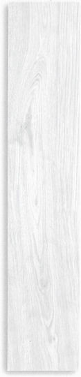 Novella Fliese Boden Innenbereich 120x23.3cm Weiß