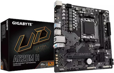 Gigabyte A620M H rev. 1.0 Placă de bază Micro ATX cu AMD AM5 Socket