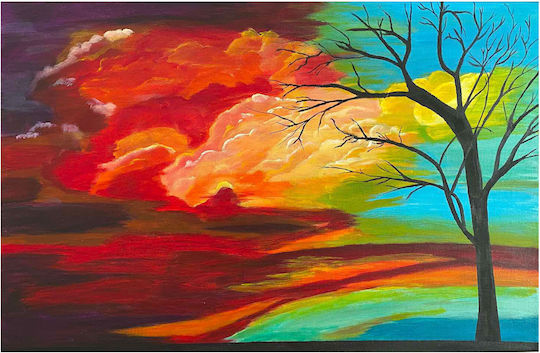24home.gr Gemälde auf Leinwand 60x40cm