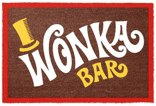 Grupo Erik Πατάκι Εισόδου από Κοκοφοίνικα Willy Wonka Wonka Bar Πολύχρωμο 40x60εκ. FGE0052 Πολύχρωμα