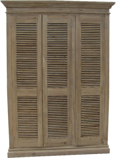 Тройна врата Гардероб 155x55x225см