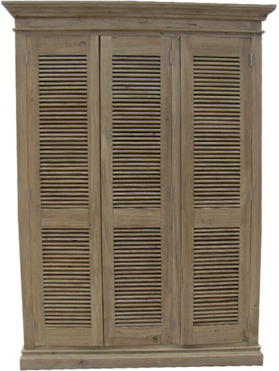 Τρίφυλλη Ντουλάπα 155x55x225cm